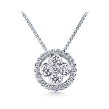 CZ 925 Pendentifs en argent Collier bijoux pour filles